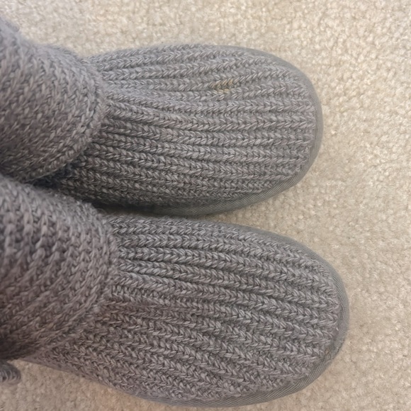 UGG Classic Cardy Knit Short or Tall Fur Lined Boots - Picture 10 of 10